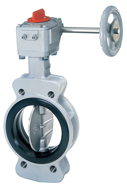752272 BUTTERFLY VALVE SEMI-LUGGED, W/WORM GEAR 10