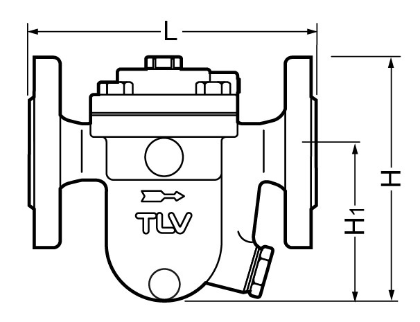 752498 STEAM TRAP DCUTILE CAST IRON, MECHANICAL FLANGED 15A