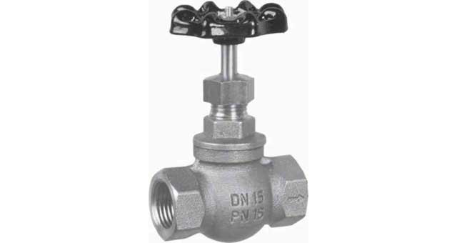 755108 GLOBE VALVE DIN BRONZE SCREWED, #250 2
