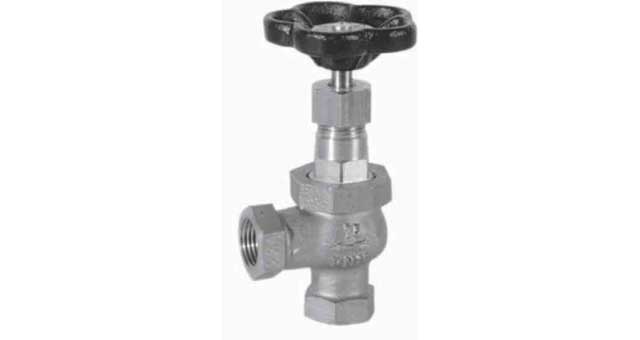 755157 ANGLE VALVE DIN BRONZE SCREWED, #1276 2
