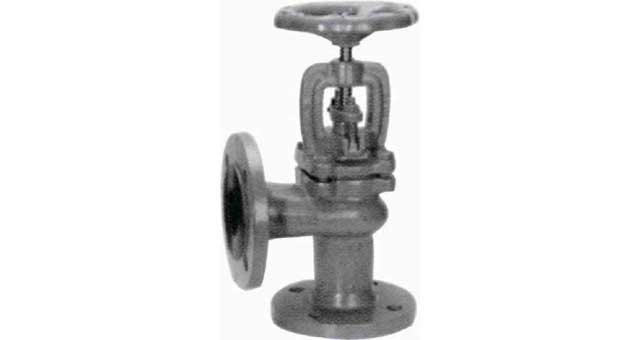 755259 ANGLE VALVE DIN CAST IRON, FLANGED PN10/16 #242 250MM