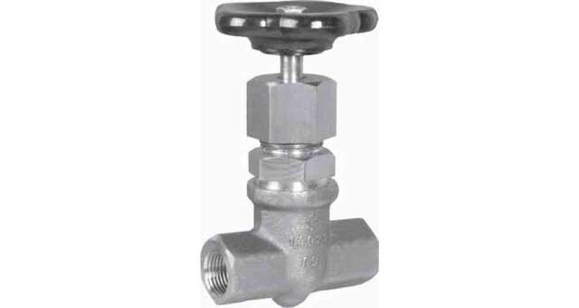 755364 GLOBE VALVE DIN S.STEEL 358, FEMALE THREAD PN200 3/4