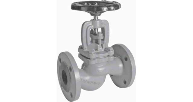 755404 GLOBE VALVE NODULAR CAST IRON, DIN FLANGED PN10/16 #263 32MM