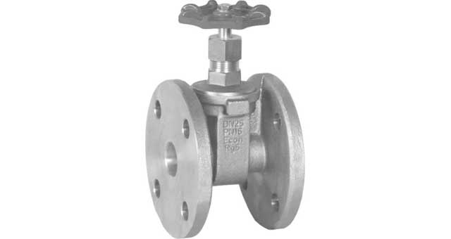 755549 GATE VALVE BRONZE DIN FLANGED, PM10/16 #291 100MM