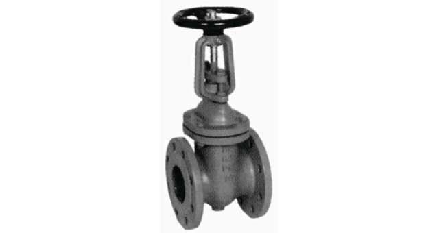 755636 GATE VALVE DIN CAST IRON, FLANGED PN10 #319 125MM
