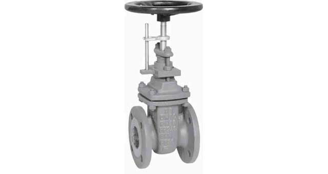 755679 GATE VALVE DIN CARBON STEEL, FLANGED PN10 #315 250MM