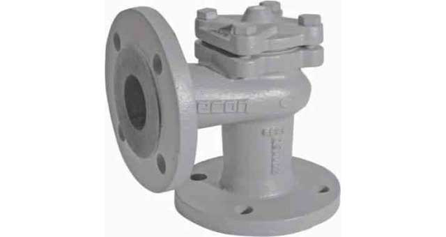 755894 CHECK VALVE DIN C/IRON FLANGED, LIFT PN16 ANGLE #102 DN 125