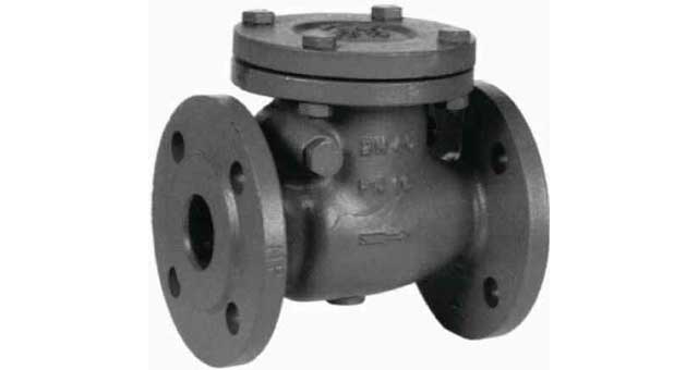 755920 CHECK VALVE DIN C/IRON FLANGED, SWING TYPE PN10 #83GU 300MM