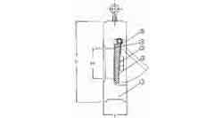 755972 VALVE CHECK CARBON STEEL DIN, WAFER LONG PN16 #4012 450MM