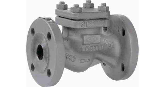 755992 CHECK VALVE DIN CAST STEEL, FLANGED LIFT PN40 #95 DN 350