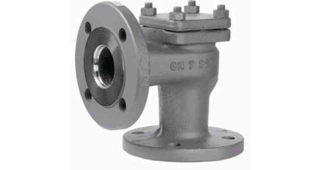 755998 CHECK VALVE DIN CAST STEEL, LIFT PN40 ANGLE #96 DN 400