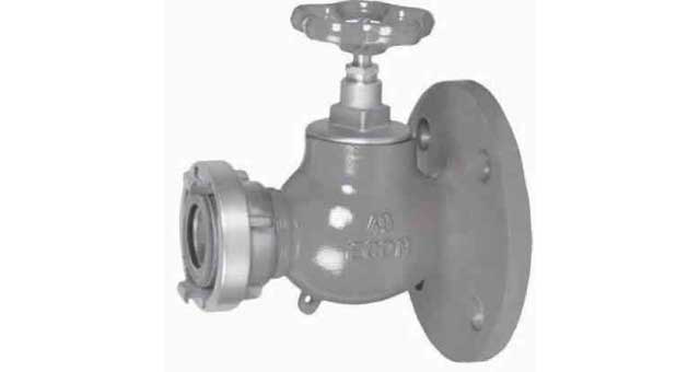 756044 FIRE/DECKWASH VALVE DIN COPPER, ALLOY FLANGED PN16 #908 50MM