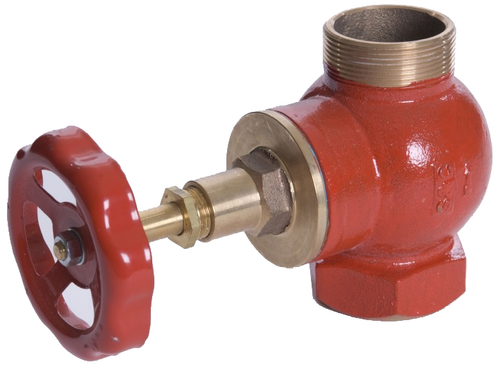 756058 FIRE HYDRANT DIN BRASS DN65, 2-1/2