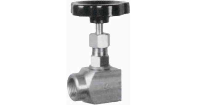 756214 NEEDLE VALVE DIN BRASS SCREWED, ANGLE #719 1/2