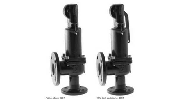 756258 VALVE SAFETY CAST IRON #352SFL, W/LEVER FOR LIFTING DN50 PN16