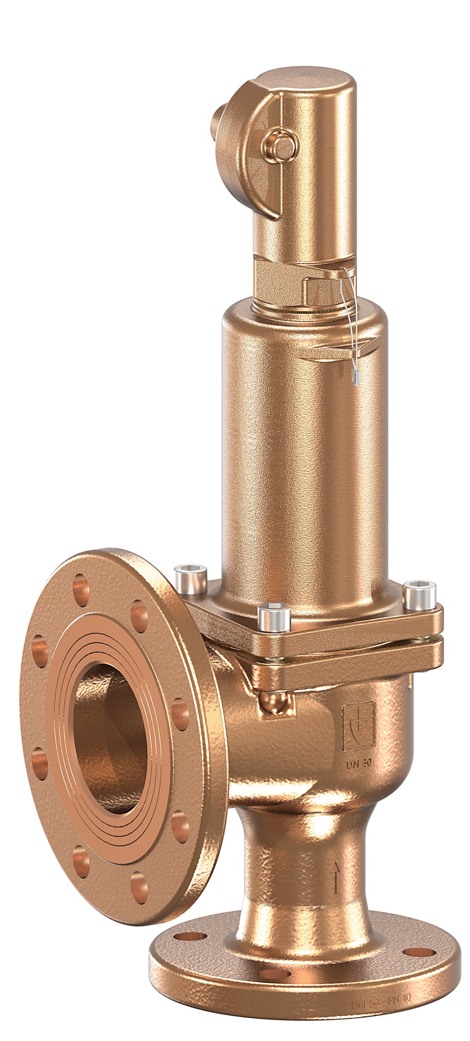 756282 VALVE SAFETY GUNMETAL #852TGFO, GASTHT W/O LIFT DEV PN40 DN50