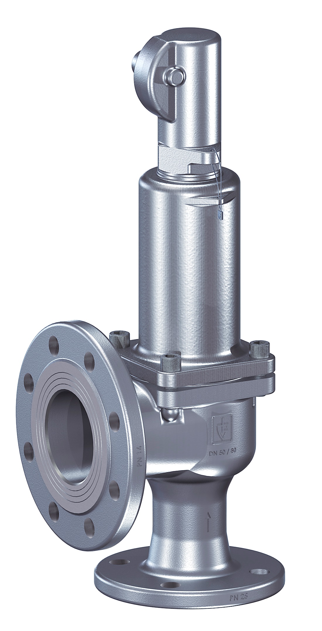 756295 VALVE SAFETY S.STEEL #452BGFL, W/BELLOW GAST W/LEVER DN40PN40