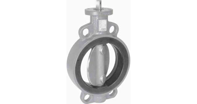 756340 BUTTERFLY VALVE DIN CAST IRON, WAFER TYPE #5720 350MM