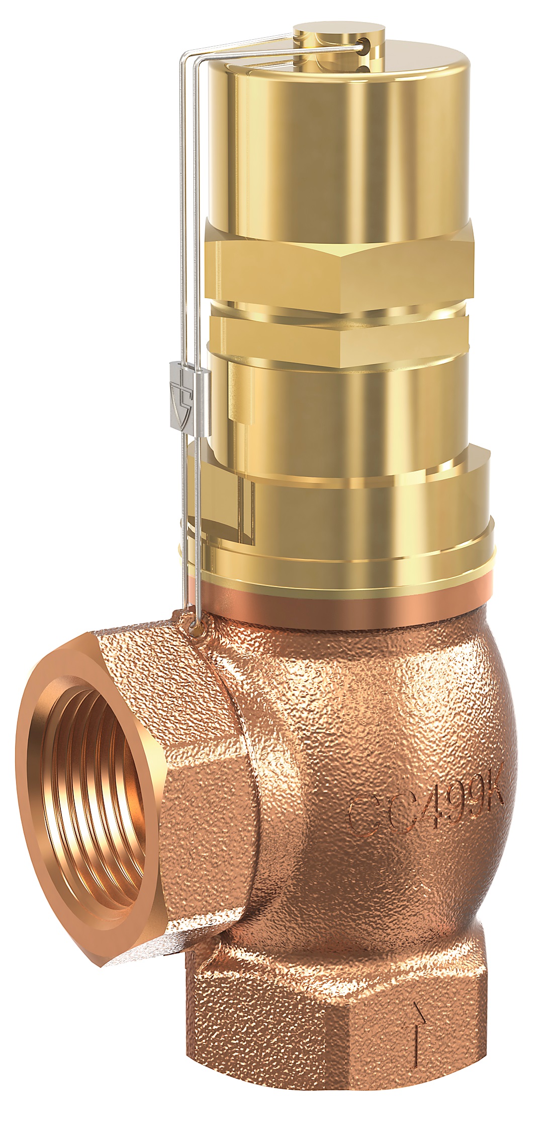 756977 VALVE PRESS. RELIEF GUNMETAL, #618TGFO NBR  SEAL 2