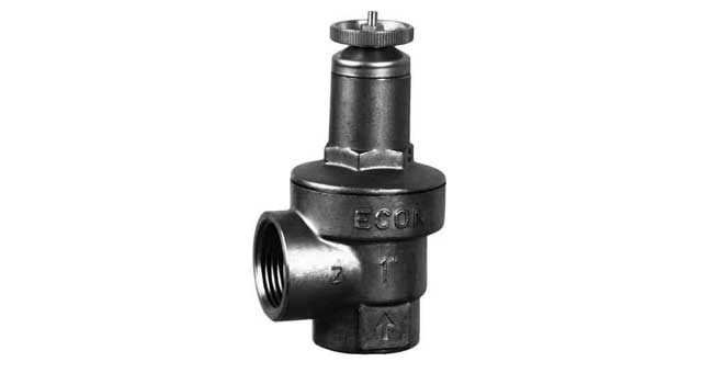 757022 SAFETY VALVE DIN BRASS SCREWED, W/DIAPHRAGM #527 3/4