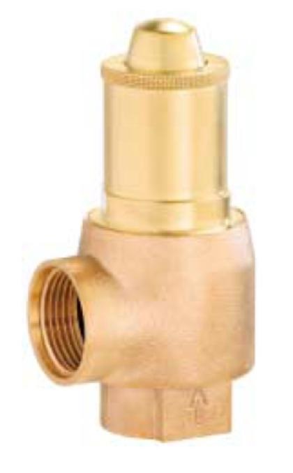 757076 VALVE SAFETY DIAPHRAGM 651MWIK, RED BRASS 2