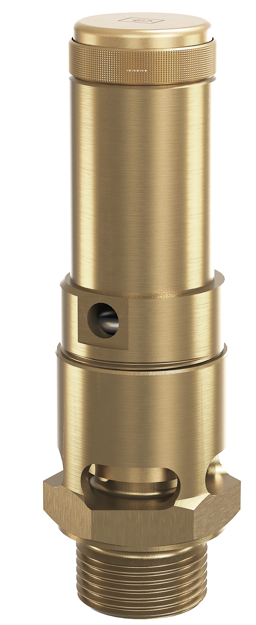 757319 VALVE SAFETY BRASS DIN #810SGK, FKM SEAL DN25