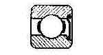 770147 BALL BEARING SINGLE ROW, DEEP GROOVE NO.6006Z