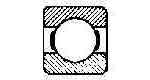 770205 BALL BEARING SINGLE ROW, DEEP GROOVE NO.6204