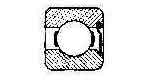 770234 BALL BEARING SINGLE ROW, DEEP GROOVE NO.6203Z