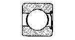 770352 BALL BEARING SINGLE ROW, DEEP GROOVE NO.6301Z