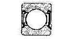 770432 BALL BEARING SINGLE ROW, DEEP GROOVE NO.6311-2RS