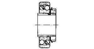 771034 BALL BEARING DOUBLE ROW, DEEP GROOVE NO.1207K