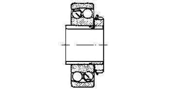 771095 BALL BEARING DOUBLE ROW, DEEP GROOVE NO.1319K