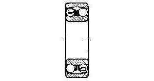 771120 BALL BEARING DOUBLE ROW, DEEP GROOVE NO.2219