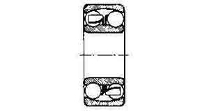 771151 BALL BEARING DOUBLE ROW, DEEP GROOVE NO.2300