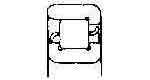771665 ROLLER BEARING NF-308